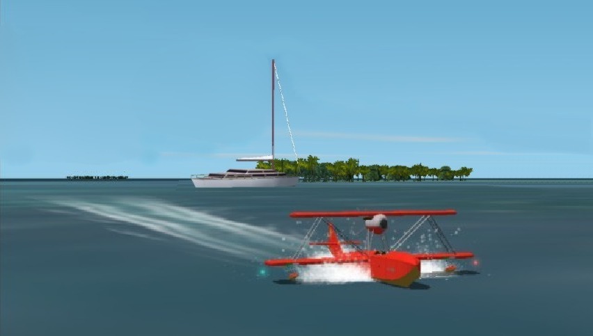Rangiroa Blue Lagoon with Savoia and Yacht