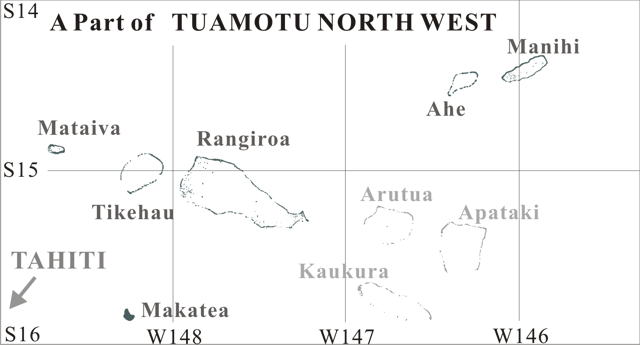 Rangiroa Map